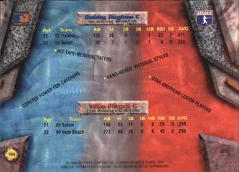 Mike Piazza / Bobby Hughes  baseball card collectible - Main Image 2