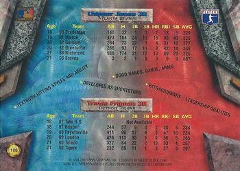 Travis Fryman / Chipper Jones  baseball card collectible - Main Image 2