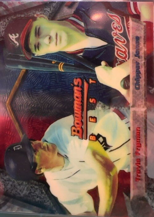 Travis Fryman / Chipper Jones  baseball card collectible - Main Image 3
