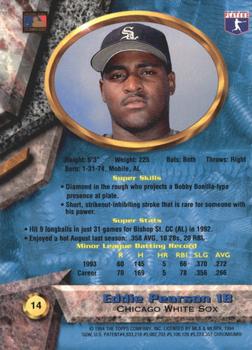 Eddie Pearson  baseball card collectible - Main Image 2