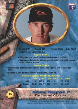 Jimmy Haynes  baseball card collectible - Main Image 2