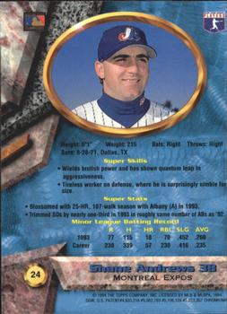 Shane Andrews  baseball card collectible - Main Image 2