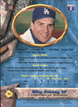 Billy Ashley  baseball card collectible - Main Image 2