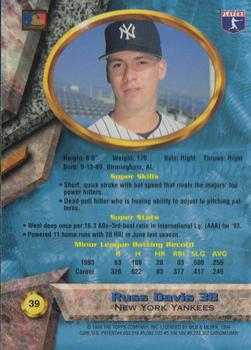 Russ Davis  baseball card collectible - Main Image 2