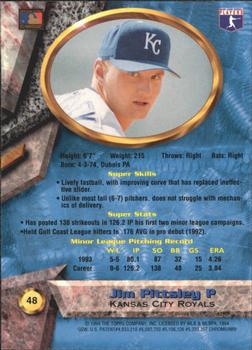 Jim Pittsley  baseball card collectible - Main Image 2