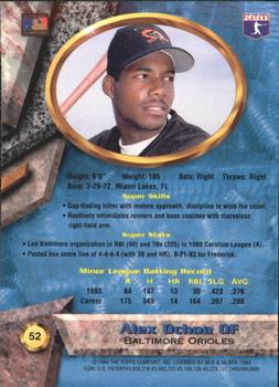 Alex Ochoa  baseball card collectible - Main Image 2