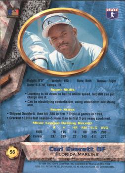 Carl Everett  baseball card collectible - Main Image 2