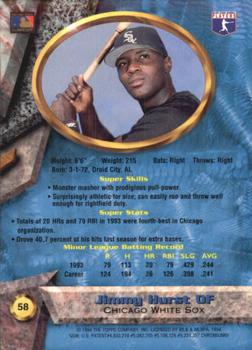 Jimmy Hurst  baseball card collectible - Main Image 2