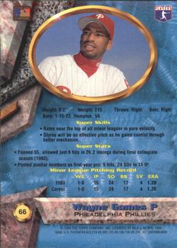 Wayne Gomes  baseball card collectible - Main Image 2