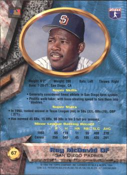 Ray McDavid  baseball card collectible - Main Image 2