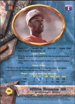 Willie Greene  baseball card collectible - Main Image 2