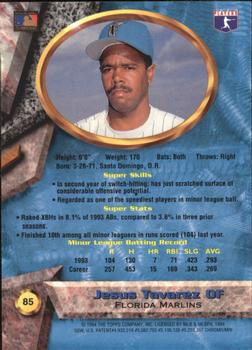 Jesus Tavarez  baseball card collectible - Main Image 2