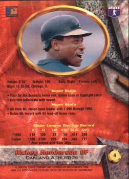 Rickey Henderson  baseball card collectible - Main Image 2