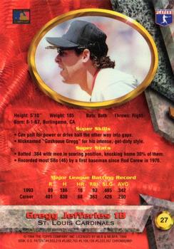 Gregg Jefferies  baseball card collectible - Main Image 2