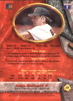 John Burkett  baseball card collectible - Main Image 2