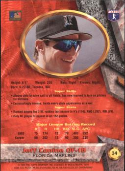 Jeff Conine  baseball card collectible - Main Image 2