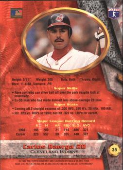 Carlos Baerga  baseball card collectible - Main Image 2