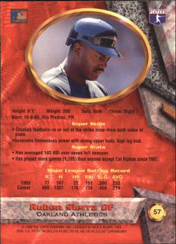 Ruben Sierra  baseball card collectible - Main Image 2