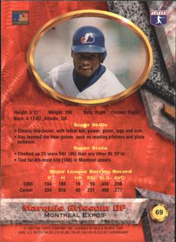 Marquis Grissom  baseball card collectible - Main Image 2