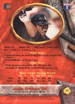 Julio Franco  baseball card collectible - Main Image 2