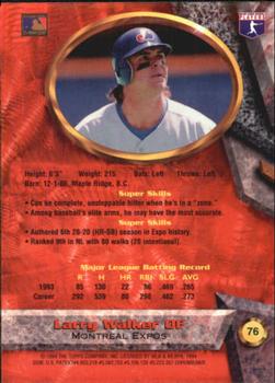 Larry Walker  baseball card collectible - Main Image 2