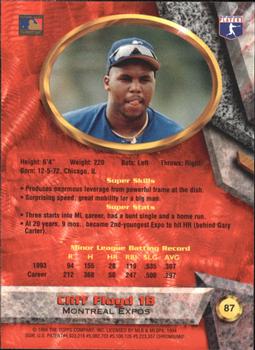 Cliff Floyd  baseball card collectible - Main Image 2