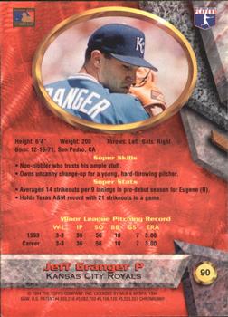 Jeff Granger  baseball card collectible - Main Image 2