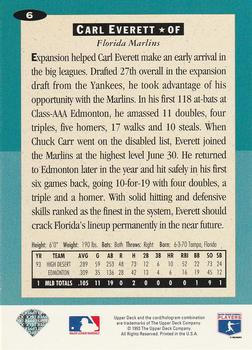Carl Everett  baseball card collectible - Main Image 2