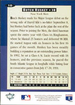 Butch Huskey  baseball card collectible - Main Image 2