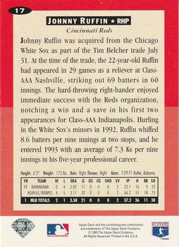 Johnny Ruffin  baseball card collectible - Main Image 2