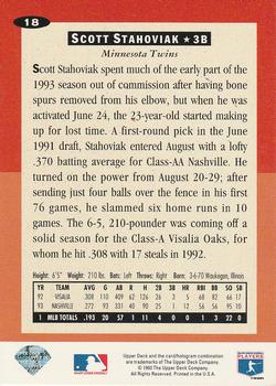 Scott Stahoviak  baseball card collectible - Main Image 2