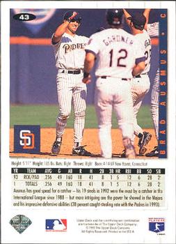 Brad Ausmus  baseball card collectible - Main Image 2