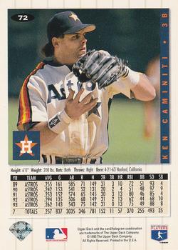 Ken Caminiti  baseball card collectible - Main Image 2