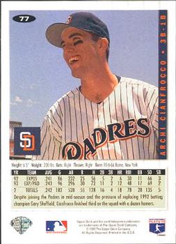 Archi Cianfrocco  baseball card collectible - Main Image 2