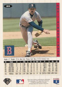 Danny Darwin  baseball card collectible - Main Image 2