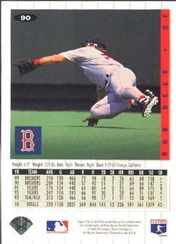 Rob Deer  baseball card collectible - Main Image 2