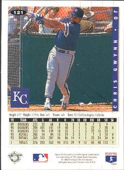 Chris Gwynn  baseball card collectible - Main Image 2