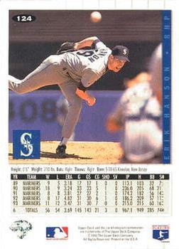 Erik Hanson  baseball card collectible - Main Image 2