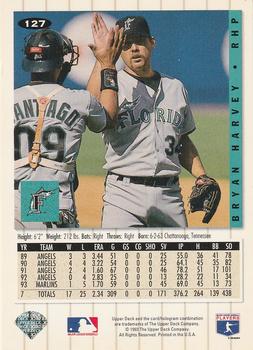 Bryan Harvey  baseball card collectible - Main Image 2