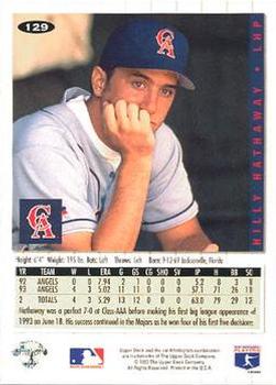 Hilly Hathaway  baseball card collectible - Main Image 2