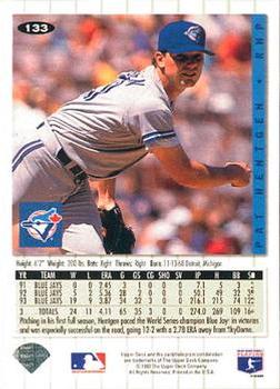 Pat Hentgen  baseball card collectible - Main Image 2