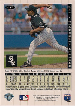Roberto Hernandez  baseball card collectible - Main Image 2