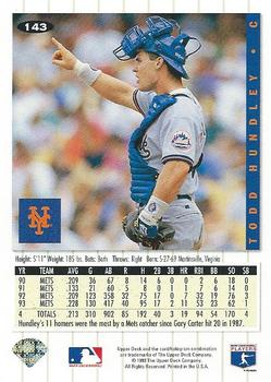 Todd Hundley  baseball card collectible - Main Image 2