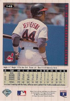 Reggie Jefferson  baseball card collectible - Main Image 2