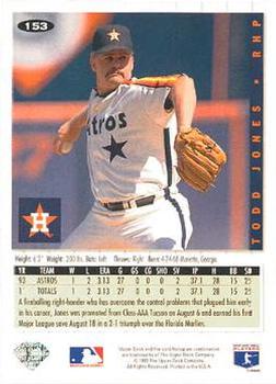 Todd Jones  baseball card collectible - Main Image 2