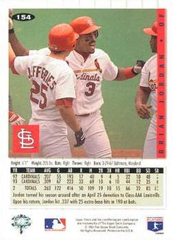 Brian Jordan  baseball card collectible - Main Image 2