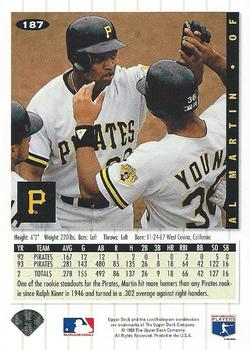 Al Martin  baseball card collectible - Main Image 2