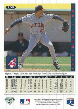 Jose Mesa  baseball card collectible - Main Image 2