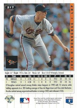 John O’Donoghue  baseball card collectible - Main Image 2