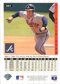 Greg Olson  baseball card collectible - Main Image 2